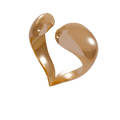 Lily Heart Ring