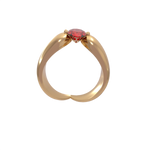 Set Lily Heart Ring