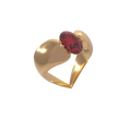Set Lily Heart Ring