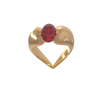 Set Lily Heart Ring