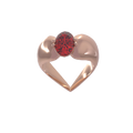 Set Lily Heart Ring